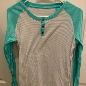 lululemon long sleeve workout top sz 4
